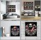 6 Pack Halloween Diamond Painting Kits, Horror Diamond Art Kits for Adults, DIY Gem Art Crafts for Room Bedroom Living Room Bathroom Decor, 5D Diamond Art Painting, Halloween Gifts, 12x16 Inch